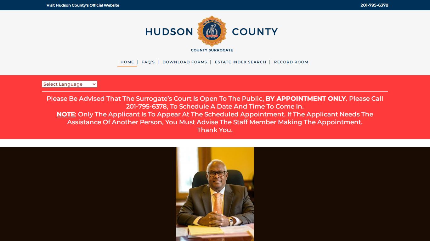 Hudson County Surrogate | Appoints representatives for Wills, Letters ...